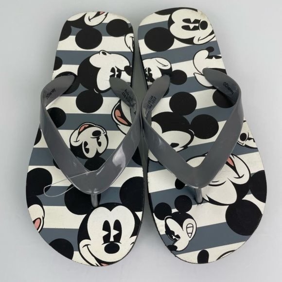 Mickey Mouse Kids Disney Flip Flops, Sz 8 - Picture 3 of 13